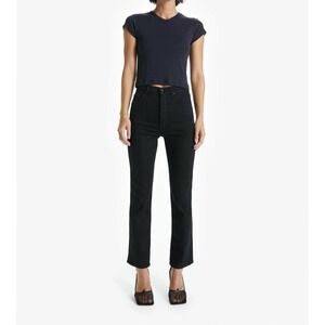 MOTHER The Tripper High Waisted Bootcut Jeans Not Guilty Black NWT Size 25